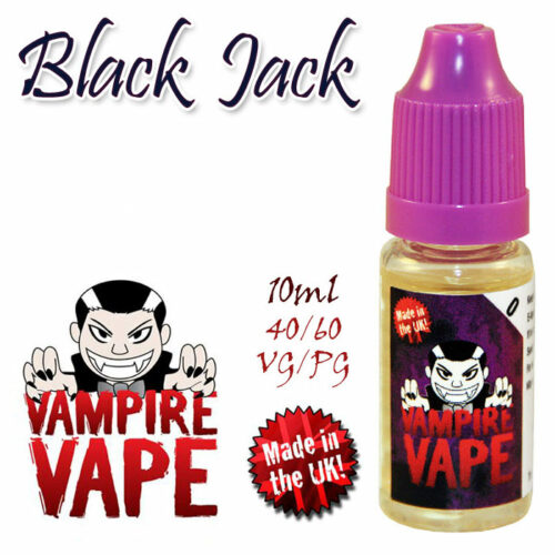 Black Jack - Vampire Vape 40% VG e-Liquid - 10ml