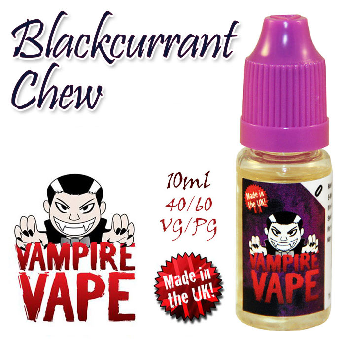 Blackcurrant Chew - Vampire Vape 40% VG e-Liquid - 10ml