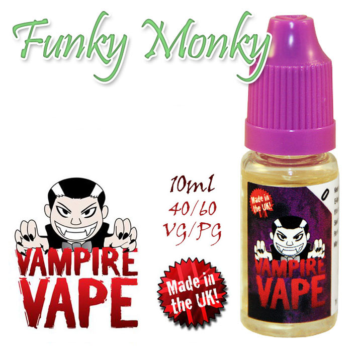 Funky Monkey - Vampire Vape 40% VG e-Liquid - 10ml
