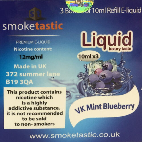 VK Mint Blueberry - Smoketastic e-liquid - 30ml