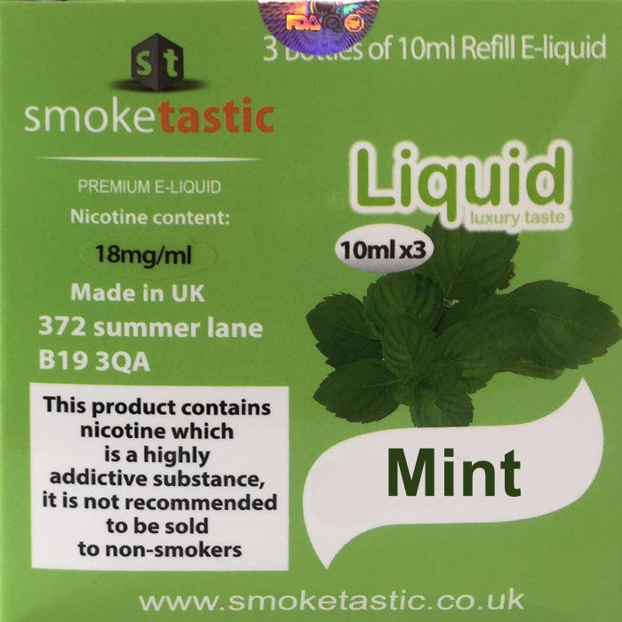 Mint - 30ml - Smoketastic eLiquid