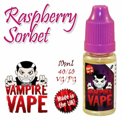 Raspberry Sorbet - Vampire Vape 40% VG e-Liquid - 10ml