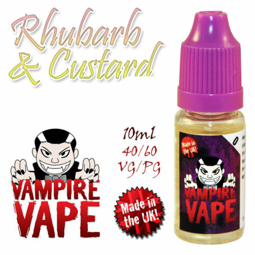 Rhubarb and Custard - Vampire Vape 40% VG e-Liquid - 10ml