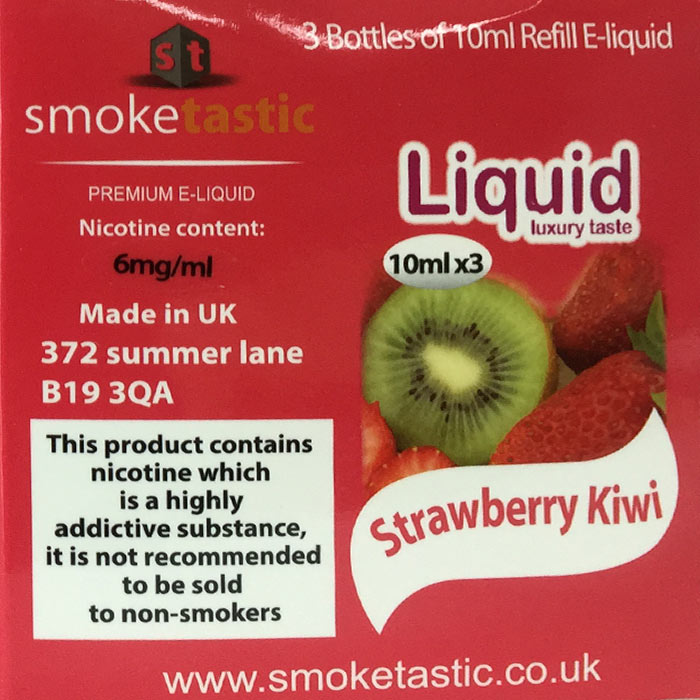 Strawberry Kiwi - 30ml - Smoketastic eLiquid