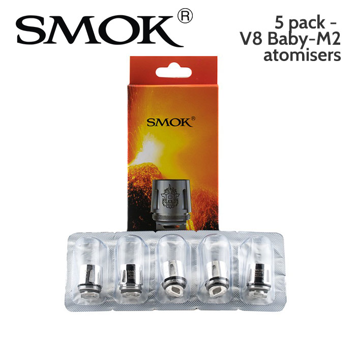 5 pack - SMOK V8 Baby-M2 atomisers