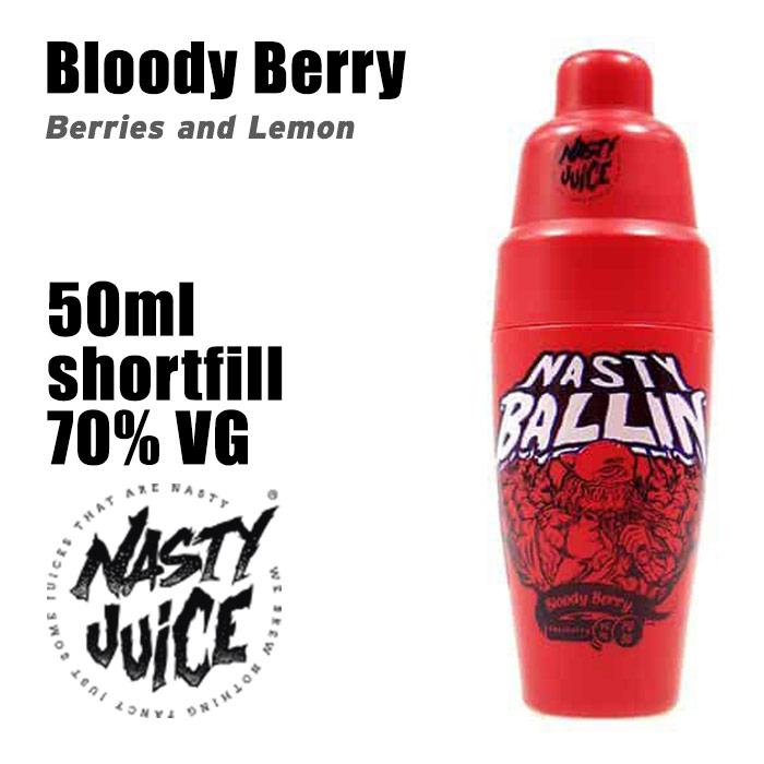 Bloody Berry - Nasty Ballin e-liquid - 70% VG - 50ml