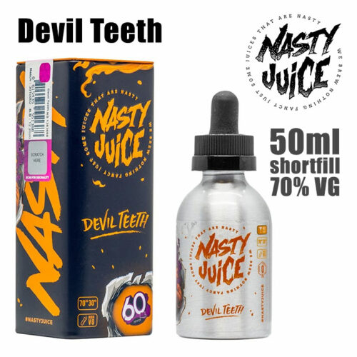 Devil Teeth - Nasty e-liquid - 70% VG - 50ml