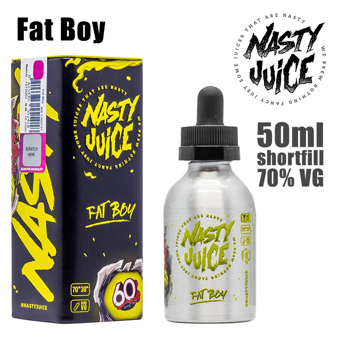 Fat Boy - Nasty e-liquid - 70% VG - 50ml