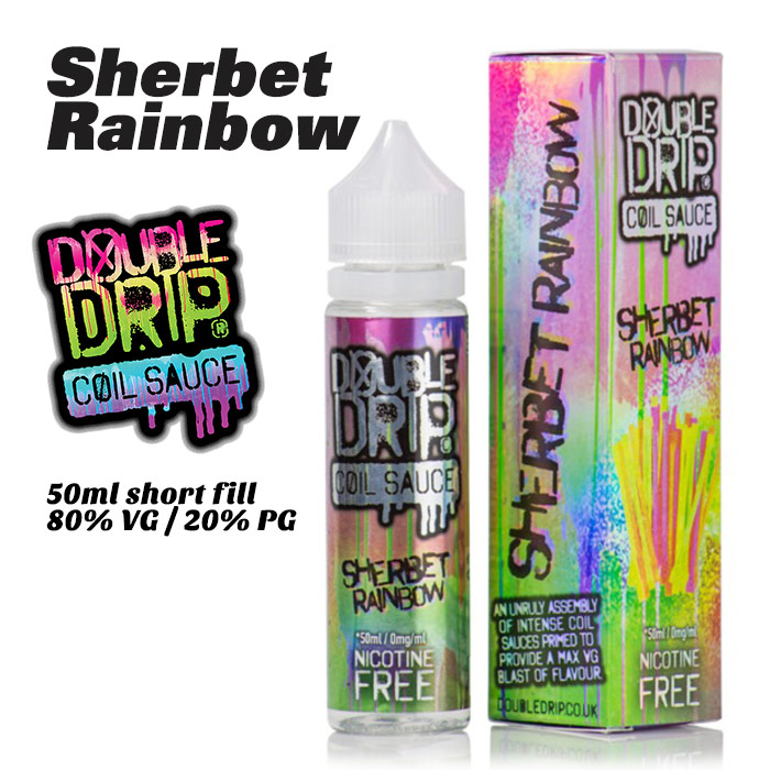 Sherbet Rainbow - Double Drip e-liquids - 50ml