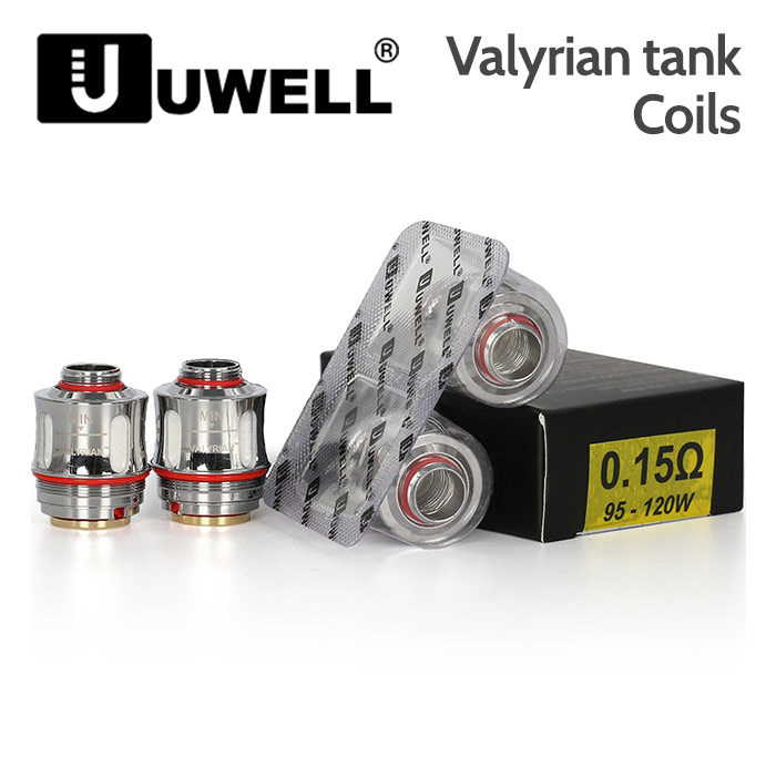 2 pack - UWELL Valyrian atomisers 0.15 Ohm