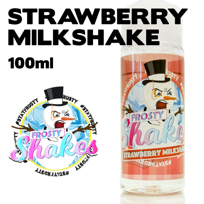 Strawberry Milkshake - Frosty Shakes e-liquid - 70% VG - 100ml