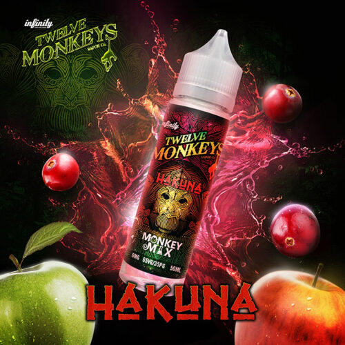 HAKUNA - Twelve Monkeys e-liquid - 70% VG - 50ml