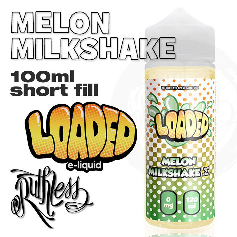 MELON MILKSHAKE by Loaded by Ruthless e-liquid - 70% VG - 100ml