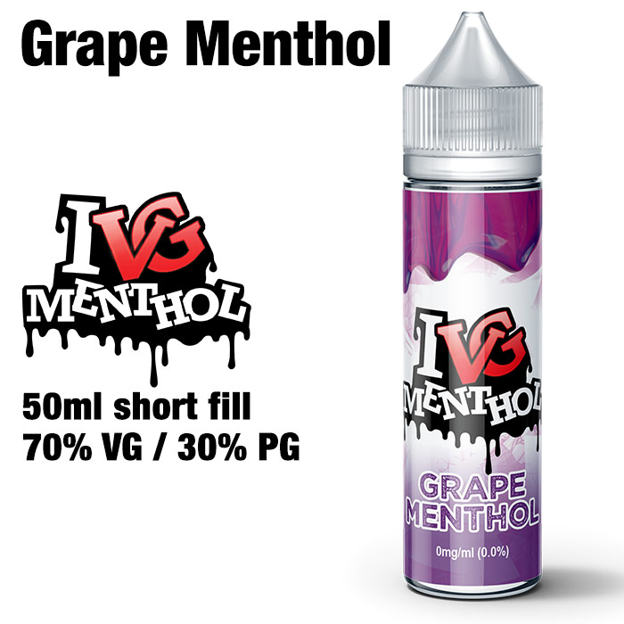 Grape Menthol by I VG e-liquids - 50ml