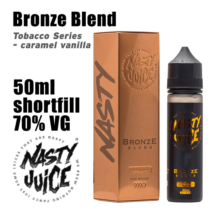 Bronze Blend Tobacco - Nasty e-liquid - 70% VG - 50ml