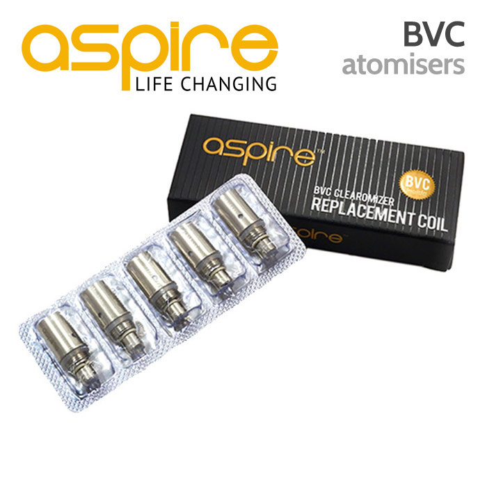 5 pack - Aspire BVC General Coils for Aspire K1, ET-S, ET, CE5, CE5-S