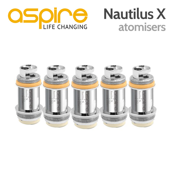 5 pack - Aspire Nautilus X Atomisers