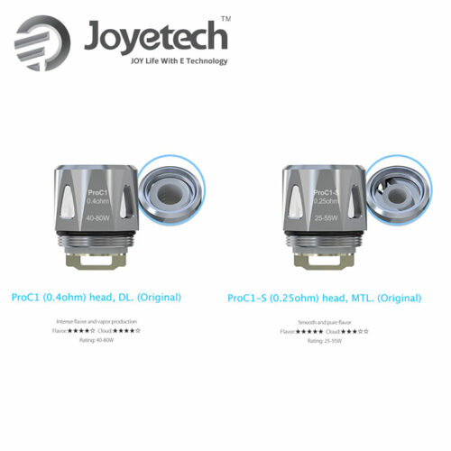 5 pack - Joyetech ProCore Aries atomisers
