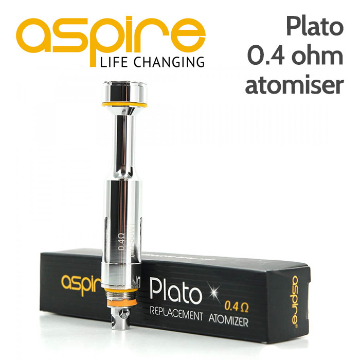 1 x Aspire Plato 0.4 ohm kanthal Clapton atomiser