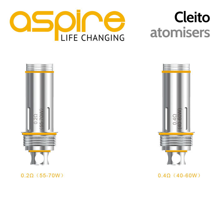 5 pack - Aspire Cleito Atomisers