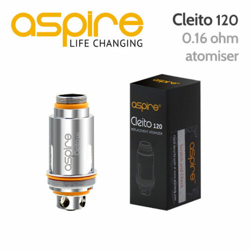 1 x Aspire Cleito 120 Atomiser 0.16 Ohm