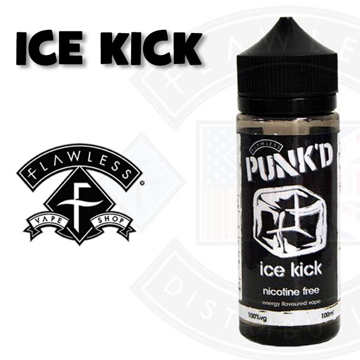 Ice Kick - Punk'd by Flawless e-liquid - 100ml