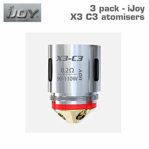 3 pack - iJoy X3 C3 atomisers