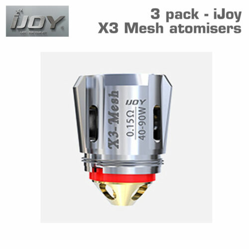 3 pack - iJoy X3 Mesh atomisers