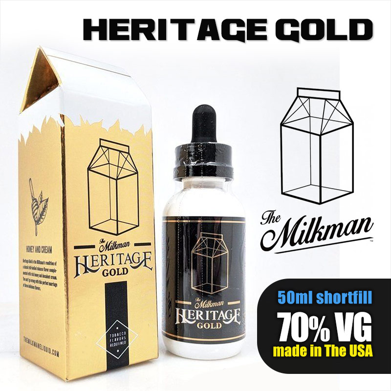 Gold by The Milkman Heritage - 70% VG - 50ml