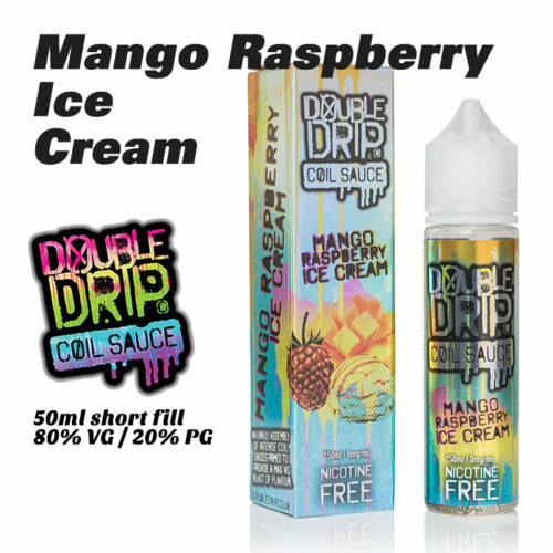 Mango Raspberry Ice Cream - Double Drip e-liquids - 50ml