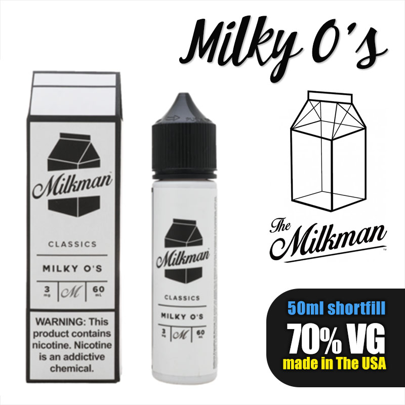 Milky O's e-liquid by The Milkman - 70% VG - 50ml