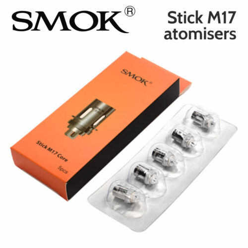 Pack of five SMOK Stick M17 dual coil atomisers