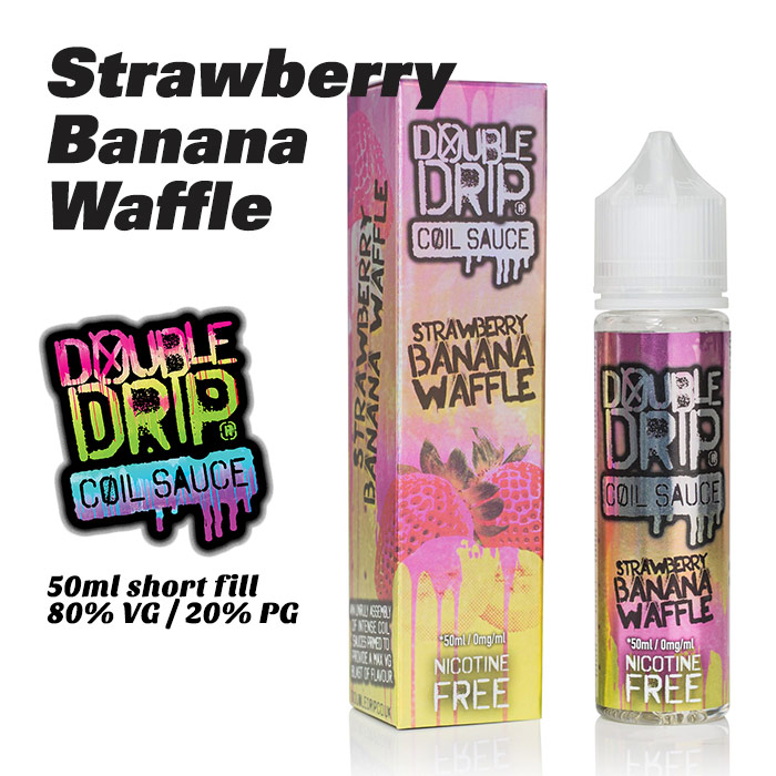 Strawberry Banana Waffle - Double Drip e-liquids - 50ml