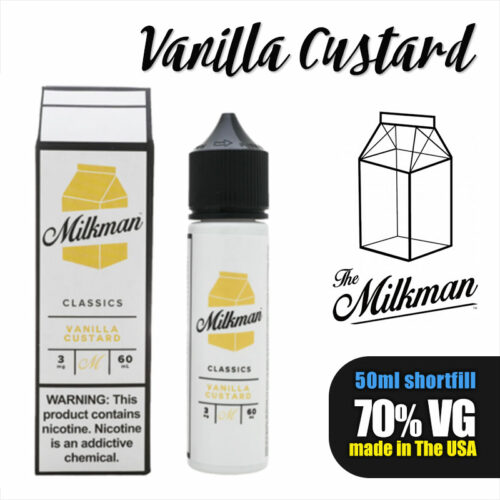 Vanilla Custard e-liquid by The Milkman - 70% VG - 50ml