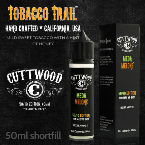 Tobacco Trail e-liquid - Cuttwood Vapor - 70% VG - 50ml