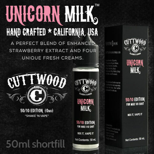 Unicorn Milk e-liquid - Cuttwood Vapor - 70% VG - 50ml