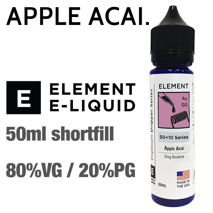 Apple Acai by Element e-liquids - 50ml