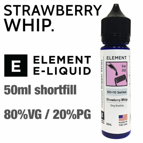 Strawberry Whip by Element e-liquids - 50ml
