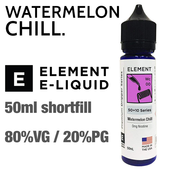 Watermelon Chill by Element e-liquids - 50ml