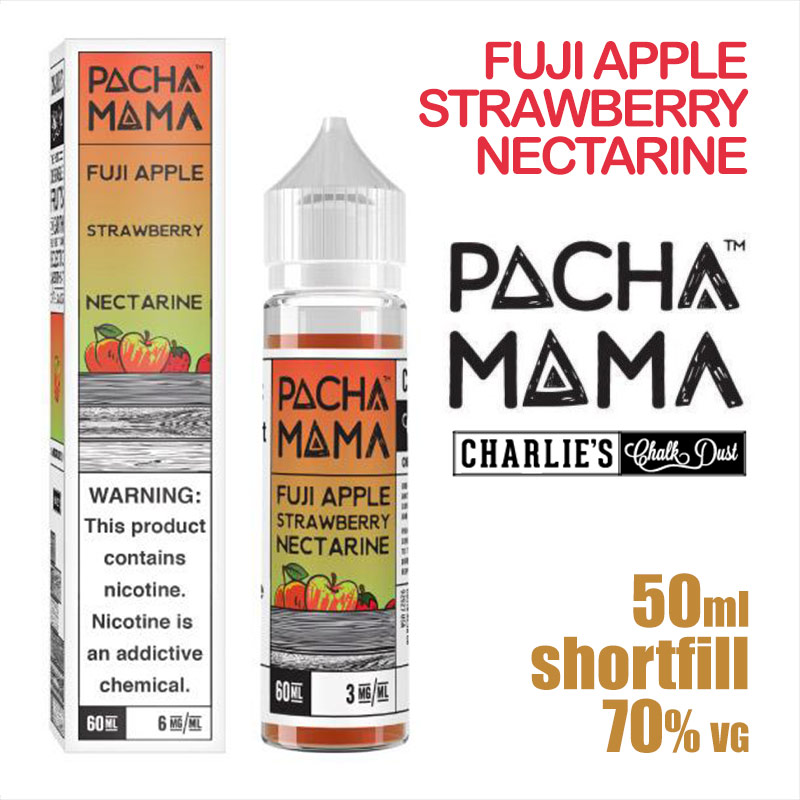 Fuji Apple Strawberry Nectarine - PACHA MAMA eliquids - 50ml