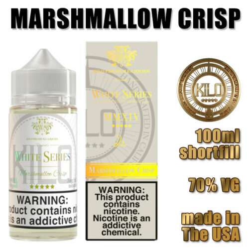 Marshmallow Crisp - Kilo e-liquid - 70% VG - 100ml
