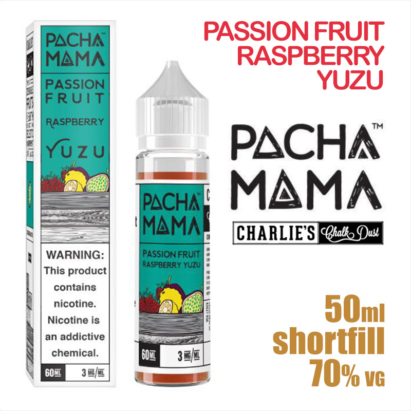 Passion Fruit Raspberry Yuzu - PACHA MAMA eliquids - 50ml