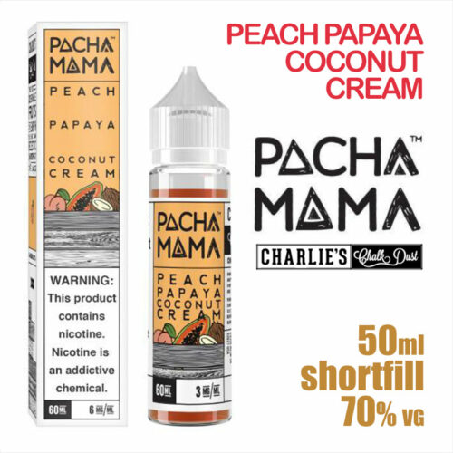 Peach Papaya Coconut Cream - PACHA MAMA eliquids - 50ml