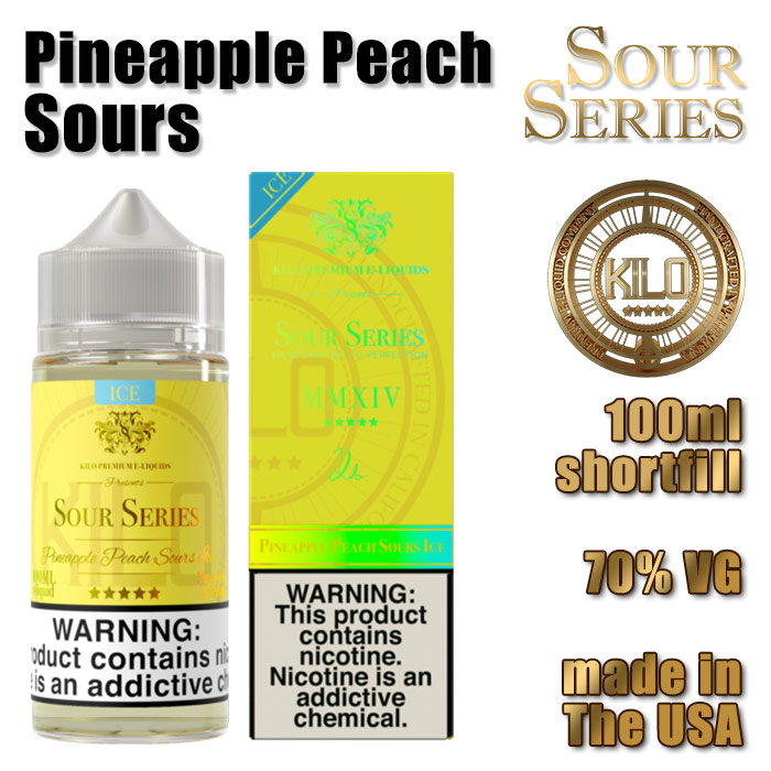 Pineapple Peach Sours - Kilo e-liquid - 70% VG - 100ml