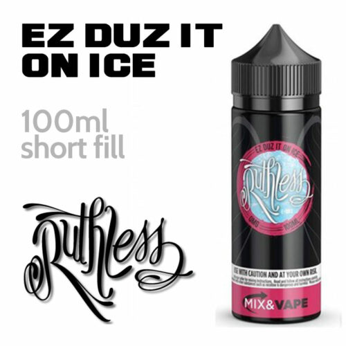 Ez Duz It On Ice - Ruthless Vapor - 60% VG - 100ml