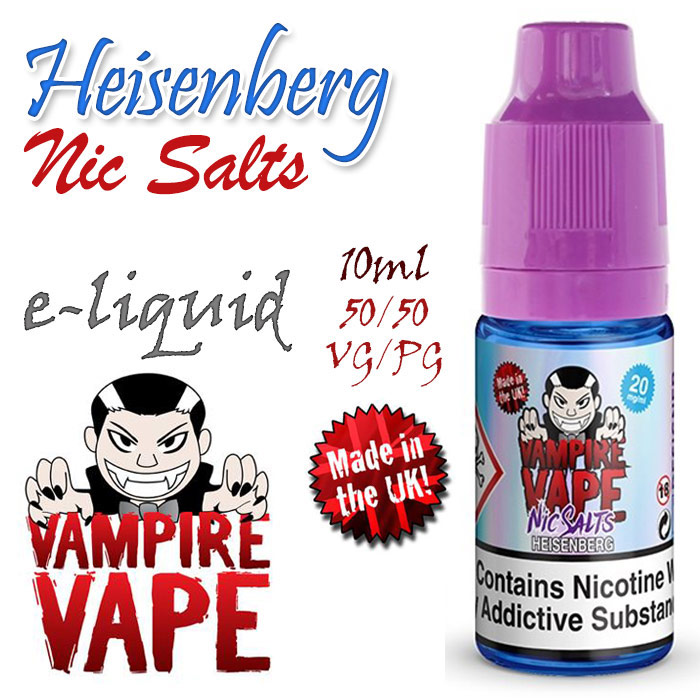 Heisenberg NIC SALTS - Vampire Vape e-liquid - 10ml