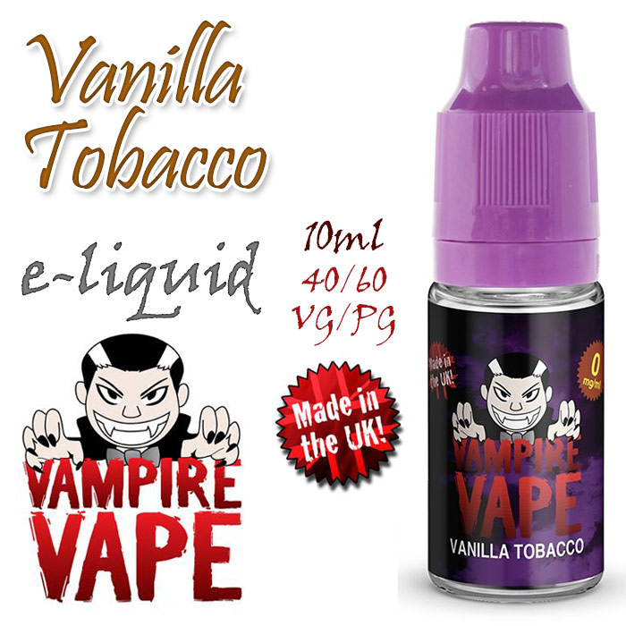 Vanilla Tobacco - Vampire Vape e-liquid - 10ml
