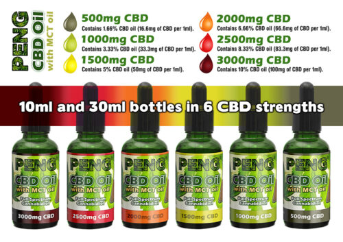 Peng CBD Oil with MCT Coconut Oil - 30ml bottle