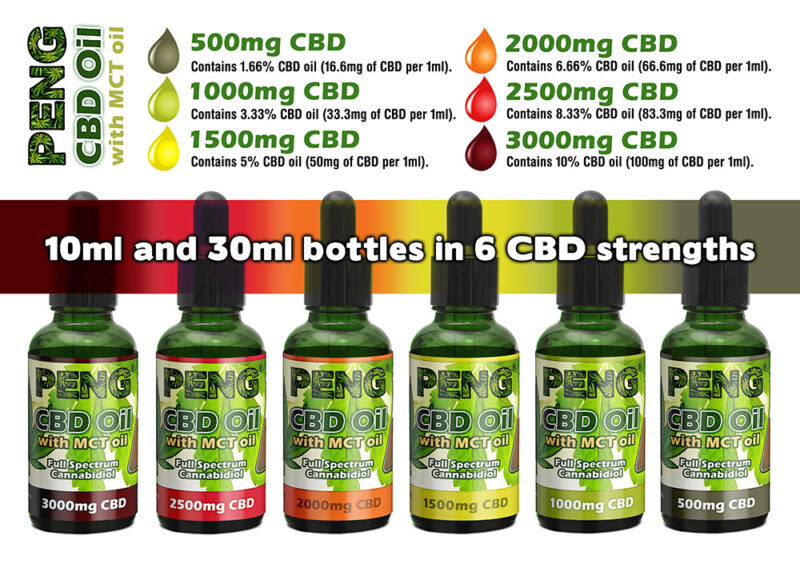 Peng CBD Oil with MCT Coconut Oil - 30ml bottle