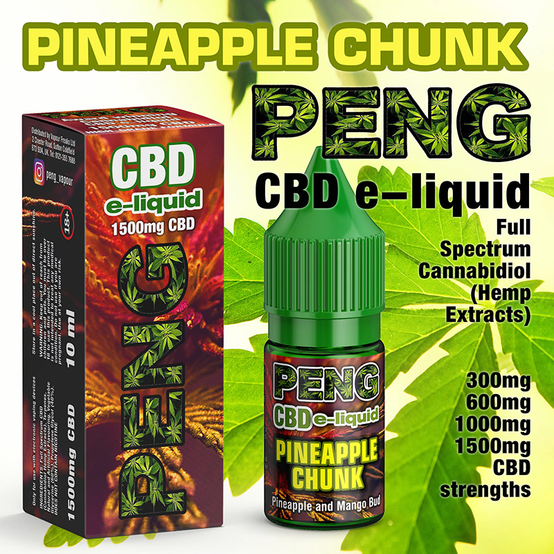 Pineapple Chunk - PENG CBD e-liquid - 10ml and 30ml